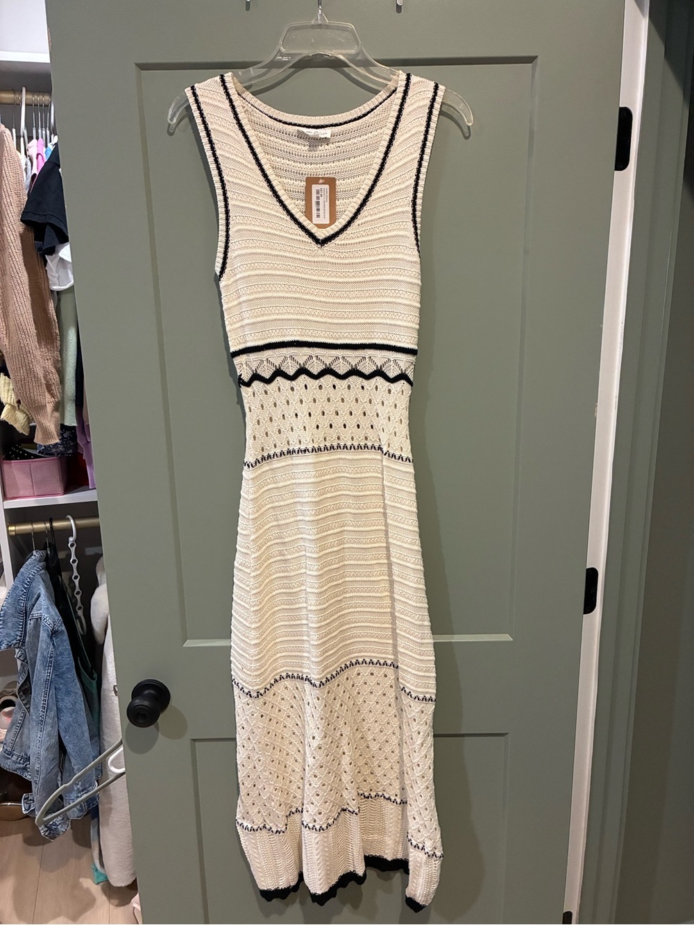 By The River Indio Dress Sleeveless Natural size Small New with Tags